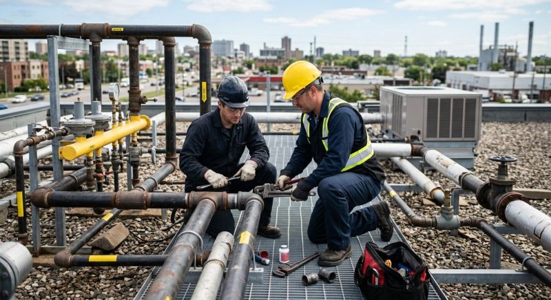 Commercial Gas Line Repair in Austin, TX