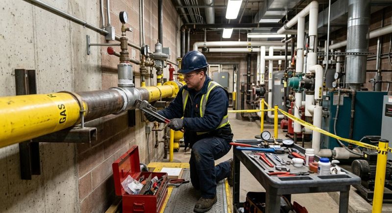 Commercial Gas Line Repair in Denver County, CO