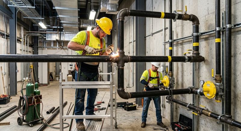 Commercial Gas Piping in Columbus, OH