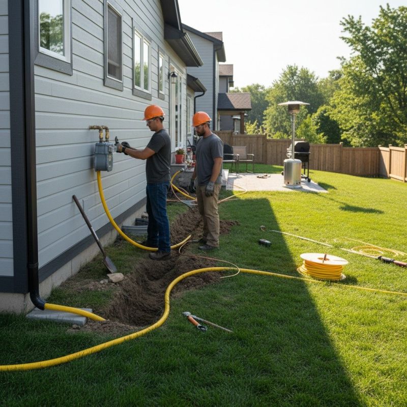 Fire Pit Gas Line Installation in West Palm Beach, FL
