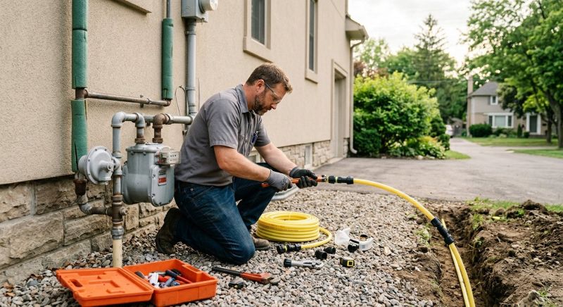 Gas Line Installation in Fredericksburg, VA