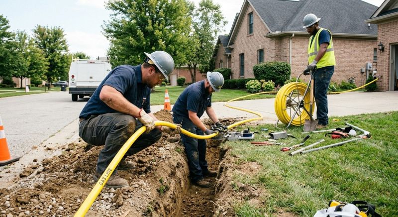 Gas Line Extension