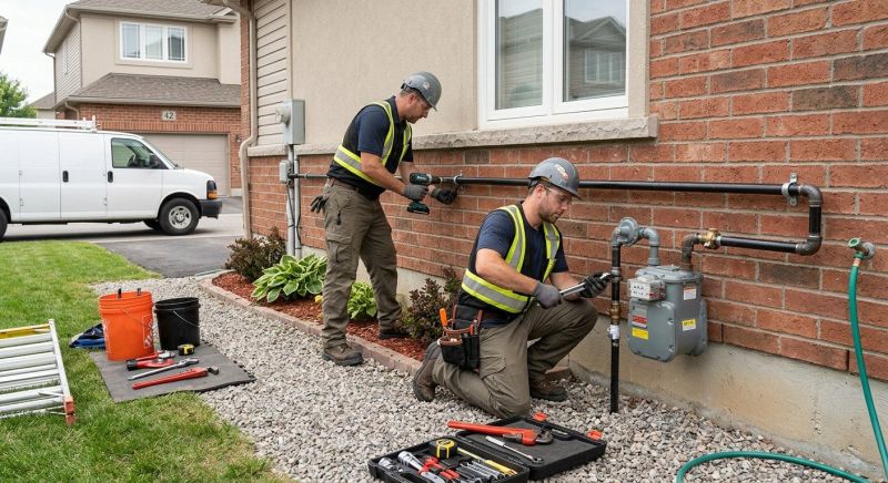 Fire Pit Gas Line Installation in Annapolis, MD